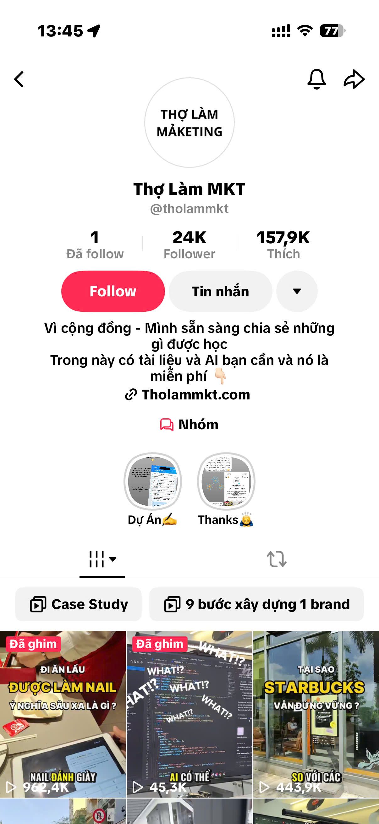 Thợ Làm Marketing